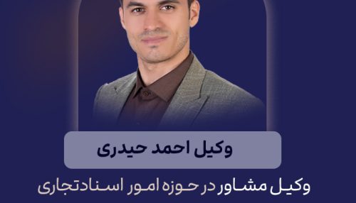 وکیل مشاور اسناد تجاری و شکتها تجاری