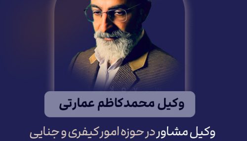 وکیل مشاور اسنادکیفری و جنایی